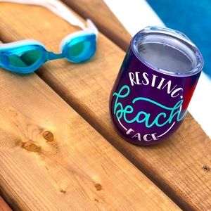 Resting Beach Face Tumbler